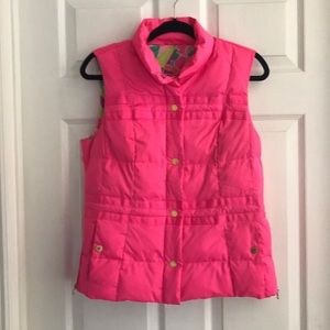 Lilly Pulitzer Puffer Vest Size Medium